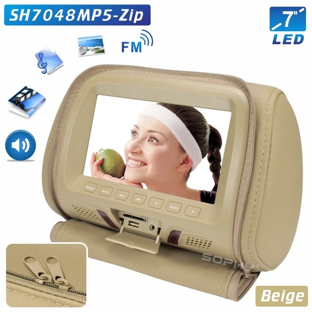Universal 7 Inch Headrest Monitor - GadgetsVista