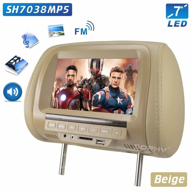 Universal 7 Inch Headrest Monitor - GadgetsVista