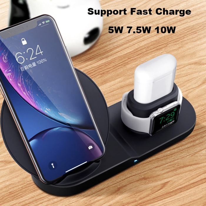 3 In 1 Fast Wireless Charger - GadgetsVista