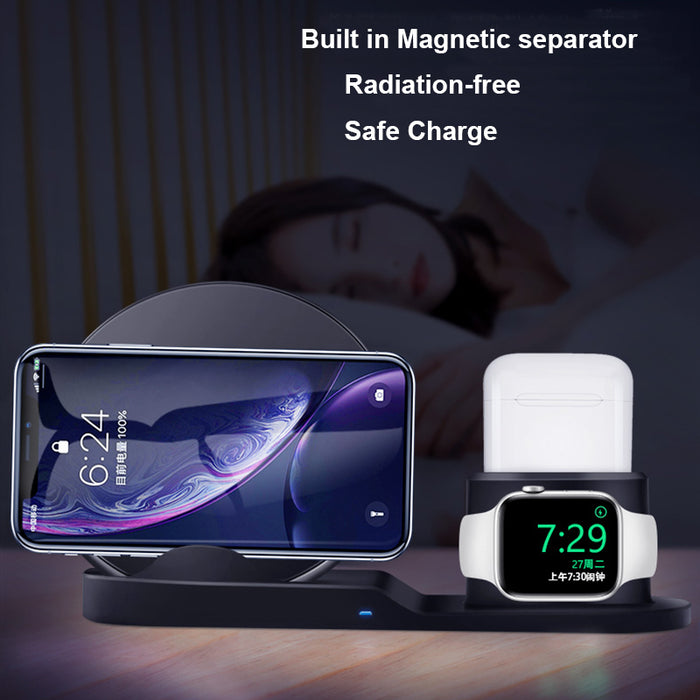 3 In 1 Fast Wireless Charger - GadgetsVista