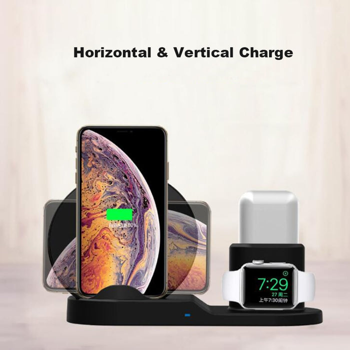 3 In 1 Fast Wireless Charger - GadgetsVista