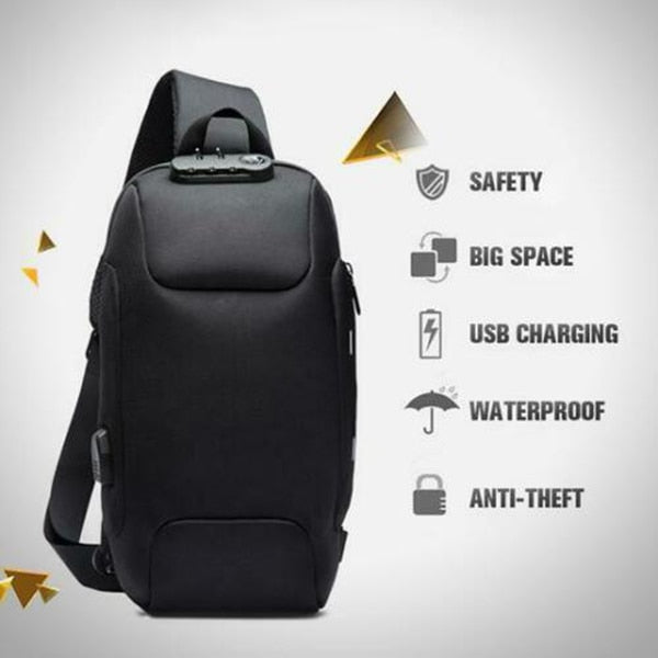 Anti-theft Backpack With 3-Digit Lock - GadgetsVista