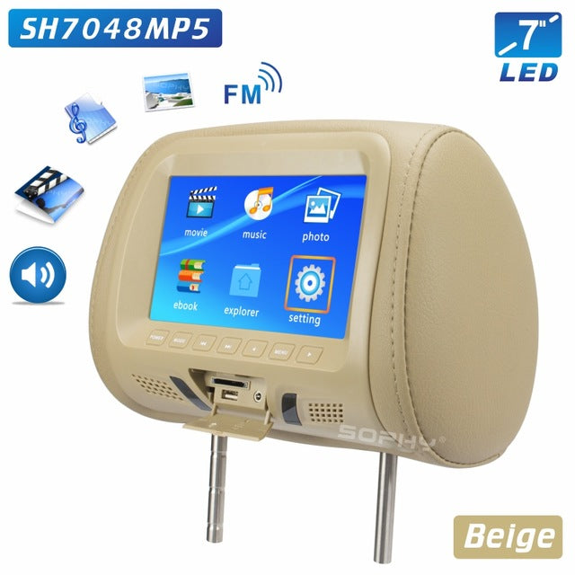Universal 7 Inch Headrest Monitor - GadgetsVista
