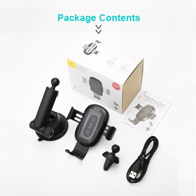 2 in1 Wireless Car Charger - GadgetsVista