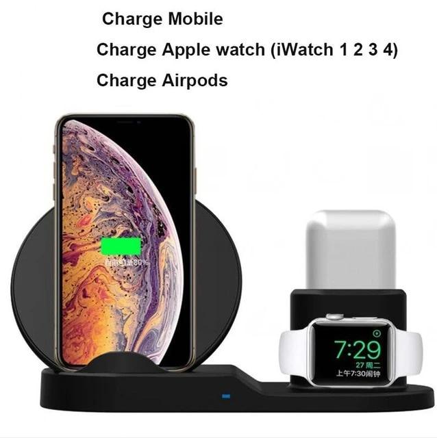 3 In 1 Fast Wireless Charger - GadgetsVista